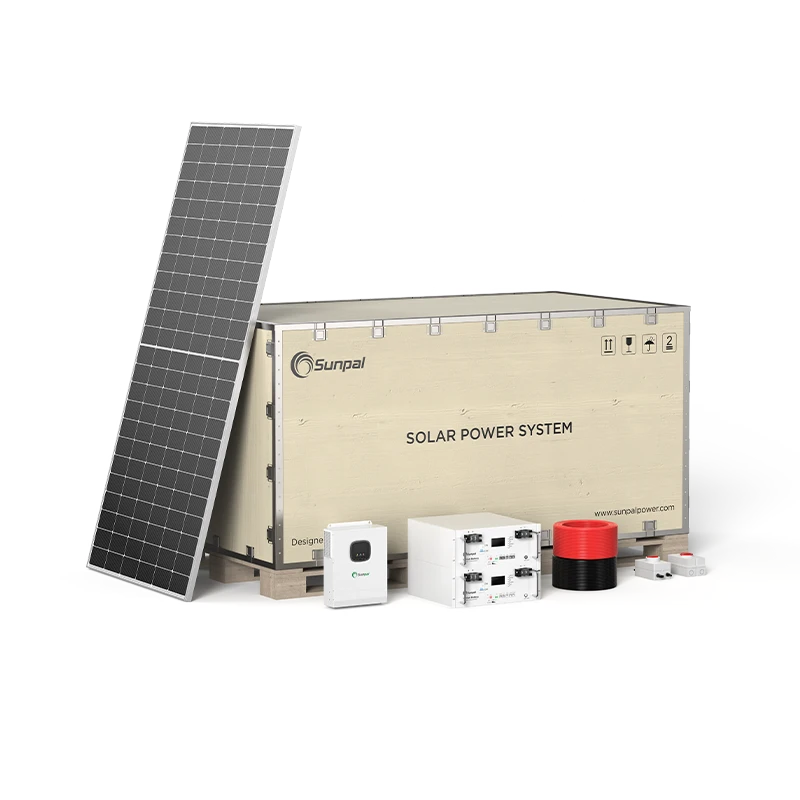 Wholesale Sunpal off grid solar energy system 110V 5kW with rack lithium battery 48V 100Ah 200Ah