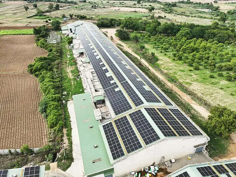 Utility Commercial Energy Storage System 1MW with Bifacial Solar Panels