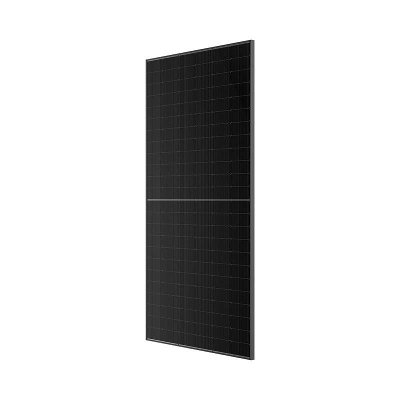 Panneau solaire noir double vitrage 550W 580W avec 1.4m de câble PV