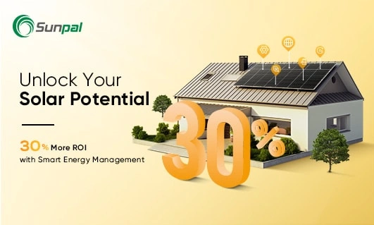 Graphic illustrating the benefits of solar energy management systems for improving ROI.