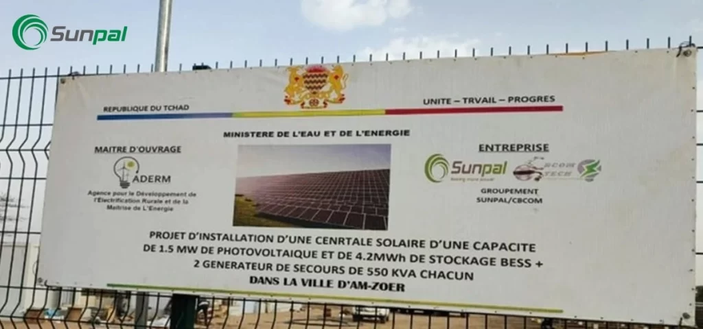 Solar plus storage project in Africa